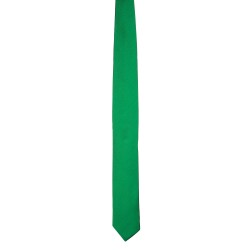 Seidenkrawatte grün reine Seide unifarben einfarbig - Tinitex 150x7,5 cm